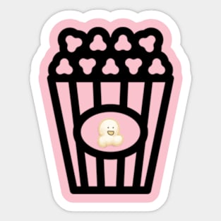 Popcorn,Lover Heartbeat,Gift Popcorn Sticker